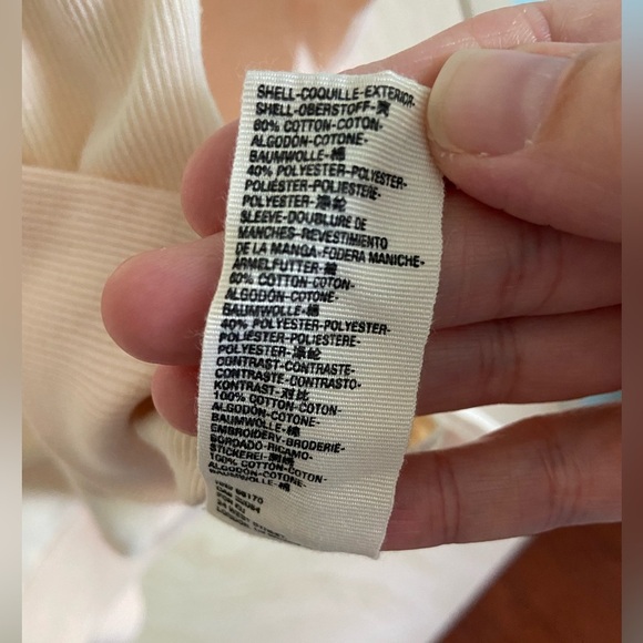 WE THE FREE by Free People Feelin' It Top Peach Mixed Fabric size Large READ - Picture 9 of 14